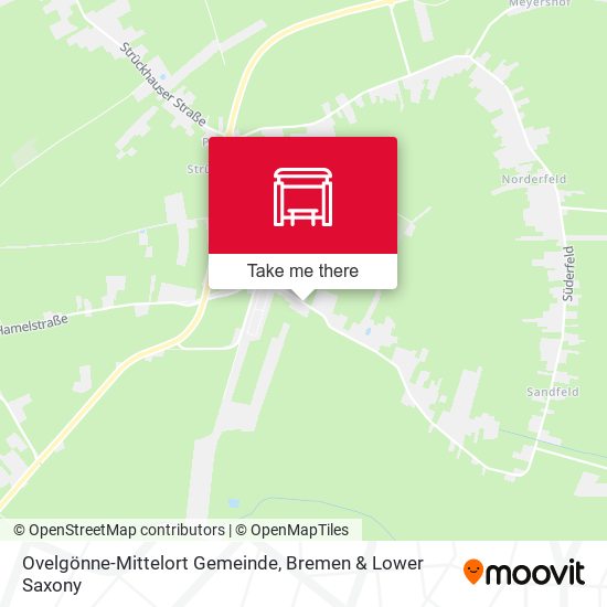 Ovelgönne-Mittelort Gemeinde map