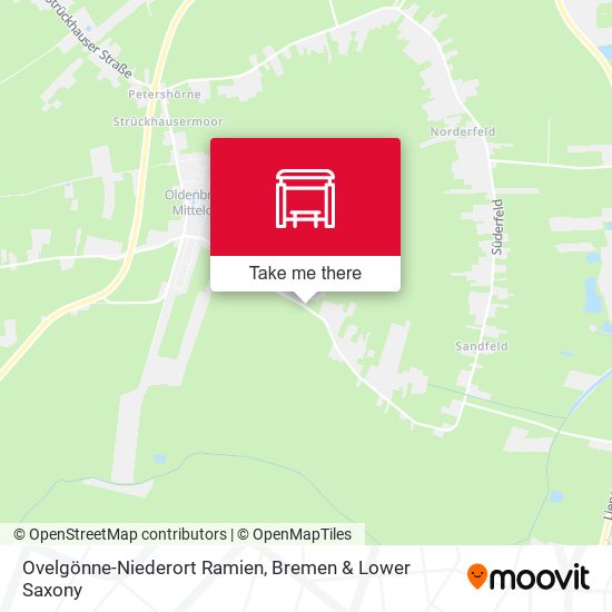 Ovelgönne-Niederort Ramien map