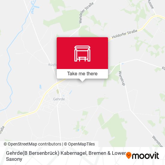 Gehrde(B Bersenbrück) Kabernagel map