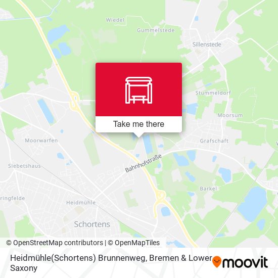 Heidmühle(Schortens) Brunnenweg map