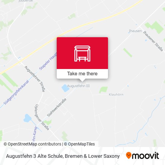 Augustfehn 3 Alte Schule map