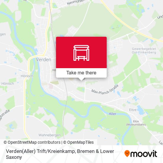 Verden(Aller) Trift/Kreienkamp map