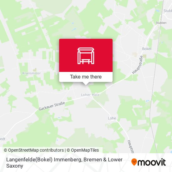 Langenfelde(Bokel) Immenberg map
