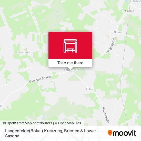Langenfelde(Bokel) Kreuzung map