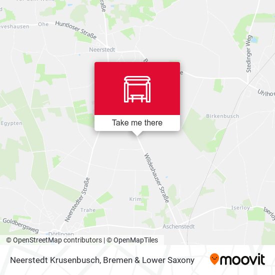 Neerstedt Krusenbusch map