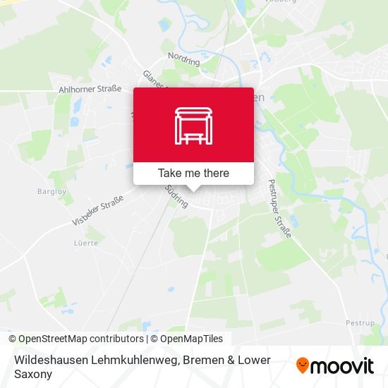 Wildeshausen Lehmkuhlenweg map