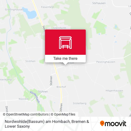 Nordwohlde(Bassum) am Hombach map