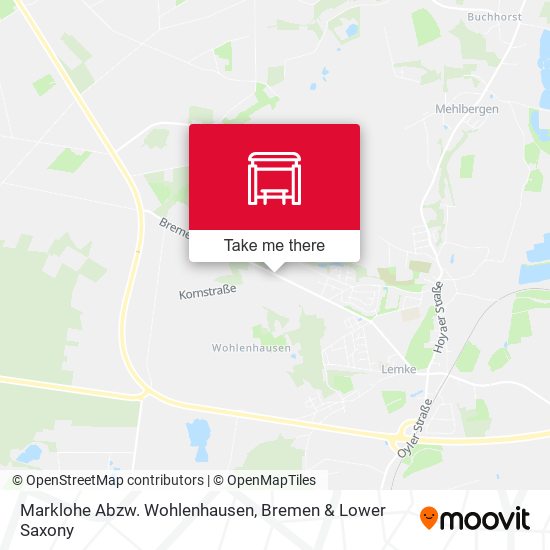 Marklohe Abzw. Wohlenhausen map