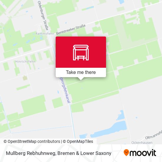 Mullberg Rebhuhnweg map