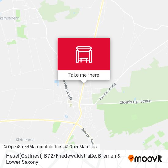 Hesel(Ostfriesl) B72 / Friedewaldstraße map