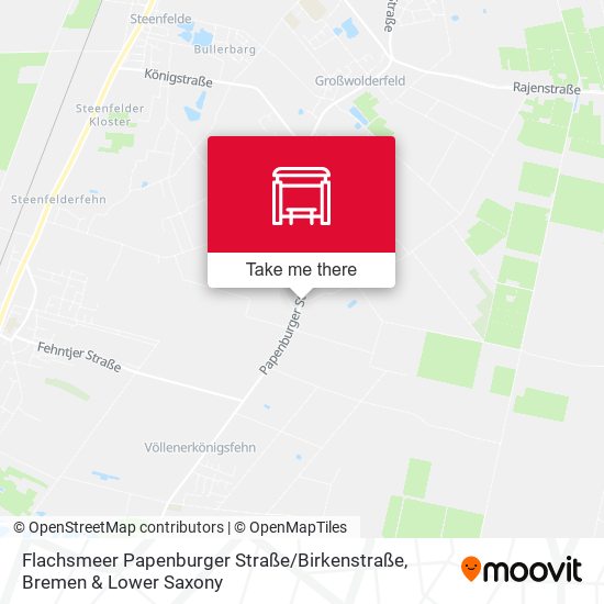 Flachsmeer Papenburger Straße / Birkenstraße map