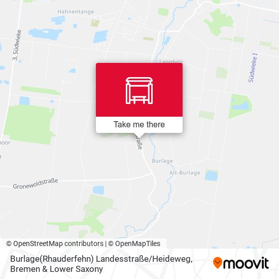 Burlage(Rhauderfehn) Landesstraße / Heideweg map