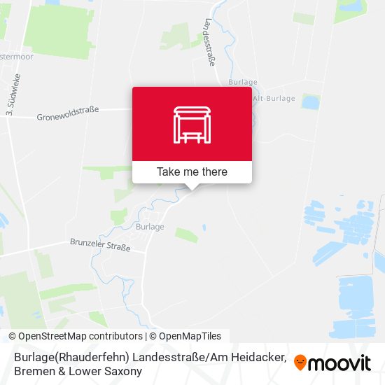 Burlage(Rhauderfehn) Landesstraße / Am Heidacker map