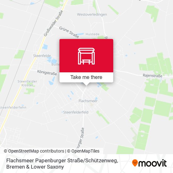 Flachsmeer Papenburger Straße / Schützenweg map