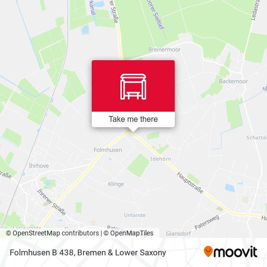 Folmhusen B 438 map