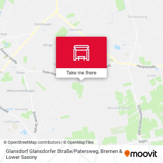 Glansdorf Glansdorfer Straße / Patersweg map
