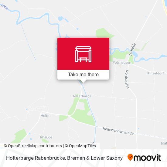 Holterbarge Rabenbrücke map