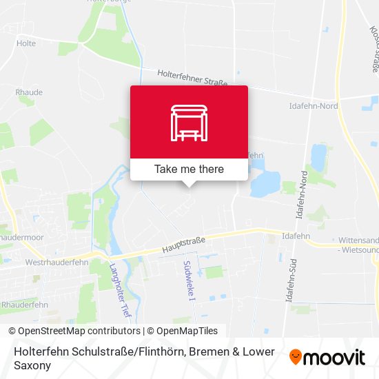 Holterfehn Schulstraße / Flinthörn map