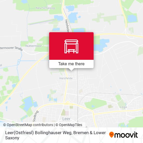 Leer(Ostfriesl) Bollinghauser Weg map