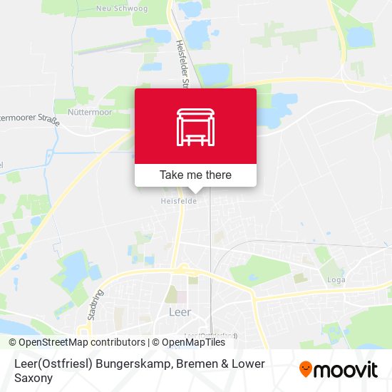 Leer(Ostfriesl) Bungerskamp map