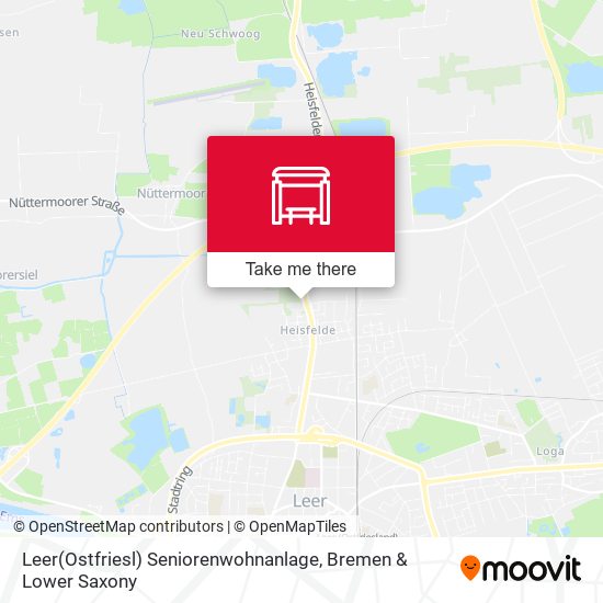 Leer(Ostfriesl) Seniorenwohnanlage map