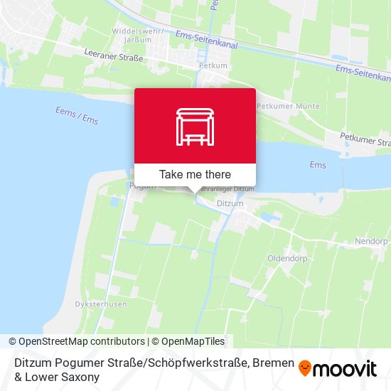 Ditzum Pogumer Straße / Schöpfwerkstraße map