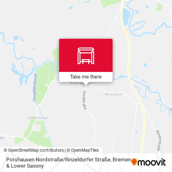 Карта Potshausen Nordstraße / Rinzeldorfer Straße