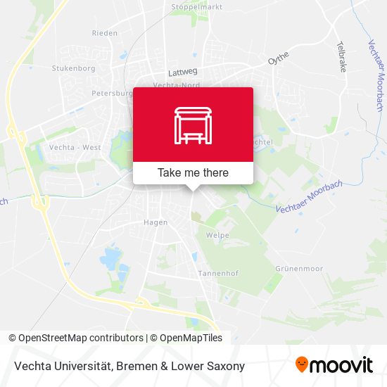 Vechta Universität map