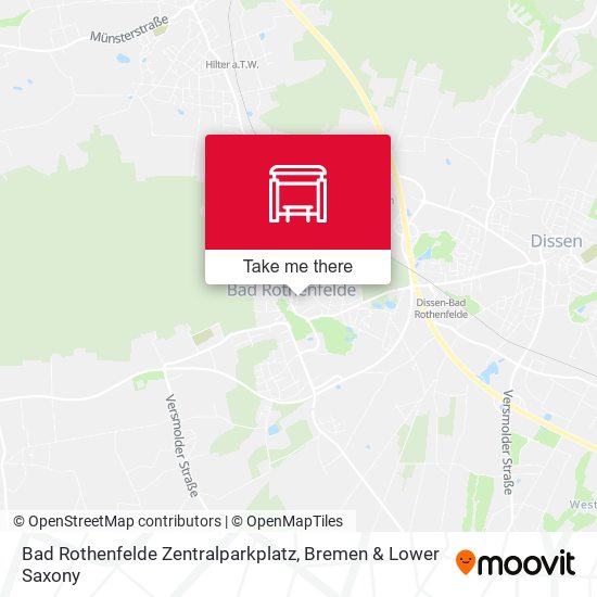 Bad Rothenfelde Zentralparkplatz map