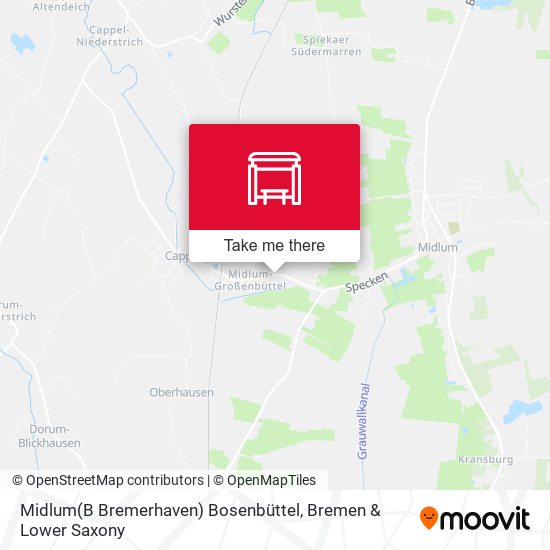 Midlum(B Bremerhaven) Bosenbüttel map