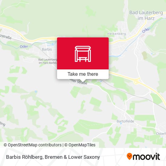 Barbis Röhlberg map