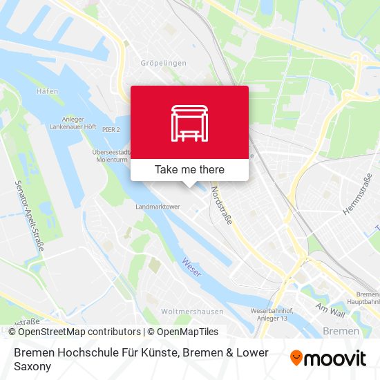 Bremen Hochschule Für Künste map