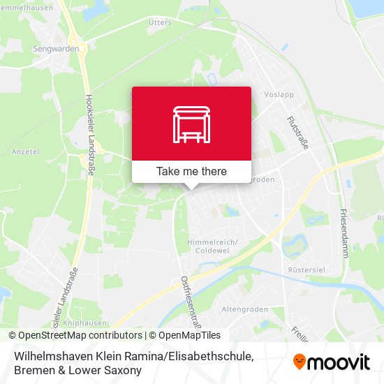 Карта Wilhelmshaven Klein Ramina / Elisabethschule