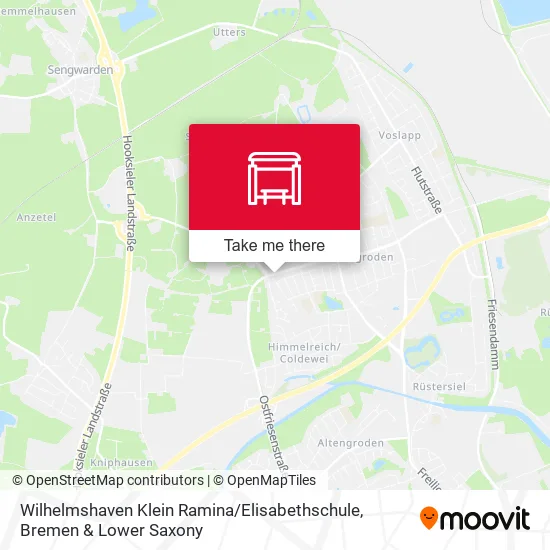 Карта Wilhelmshaven Klein Ramina / Elisabethschule