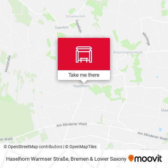 Haselhorn Warmser Straße map