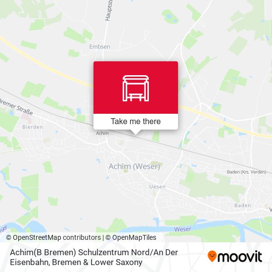 Achim(B Bremen) Schulzentrum Nord / An Der Eisenbahn map