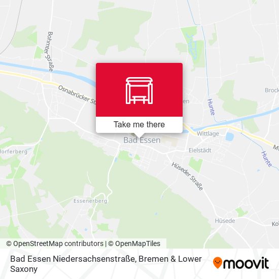 Bad Essen Niedersachsenstraße map