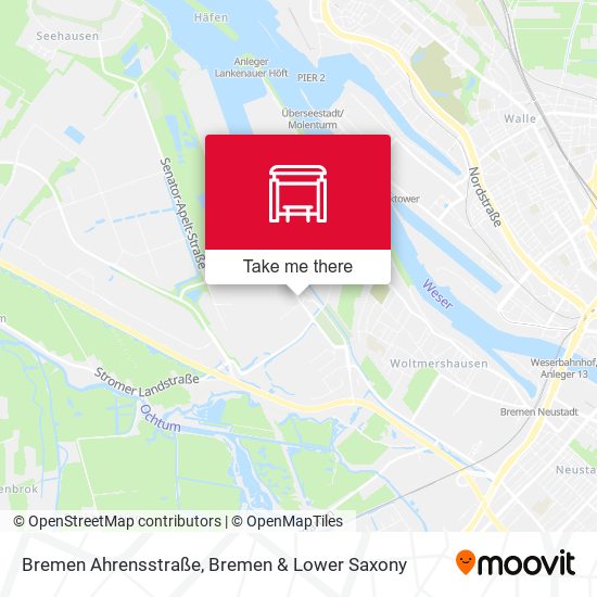 Bremen Ahrensstraße map