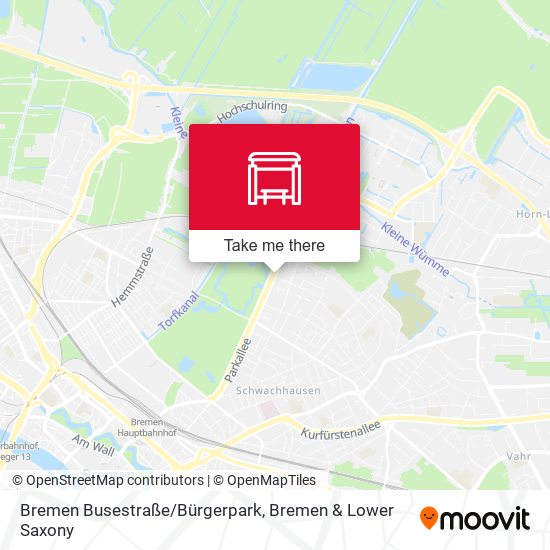 Bremen Busestraße/Bürgerpark map