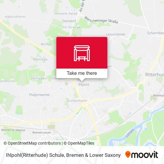 Ihlpohl(Ritterhude) Schule map