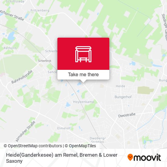 Heide(Ganderkesee) am Remel map