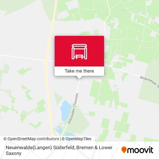 Neuenwalde(Langen) Süderfeld map