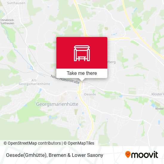 Oesede(Gmhütte) map