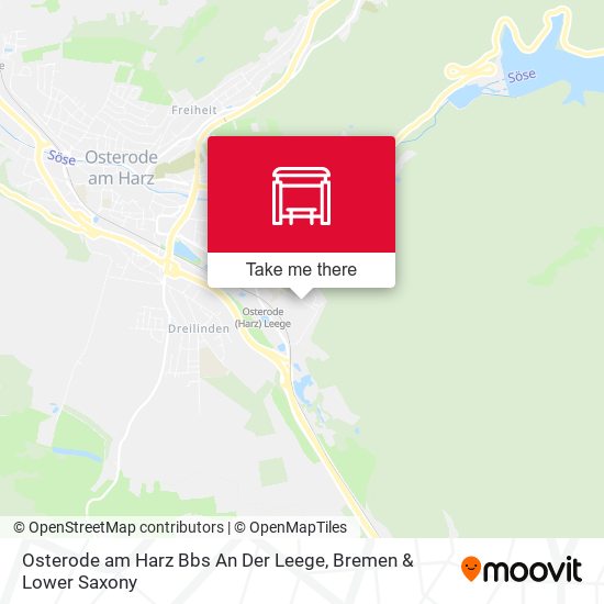 Osterode am Harz Bbs An Der Leege map
