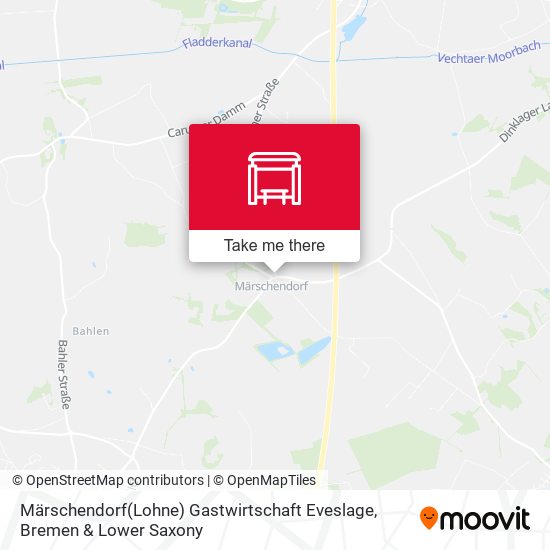 Märschendorf(Lohne) Gastwirtschaft Eveslage map