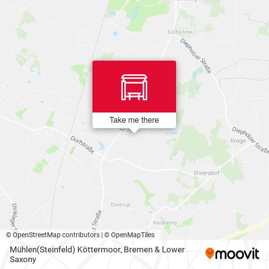 Mühlen(Steinfeld) Köttermoor map