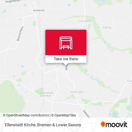 Ellenstedt Kirche map