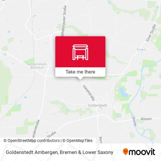 Goldenstedt Ambergen map