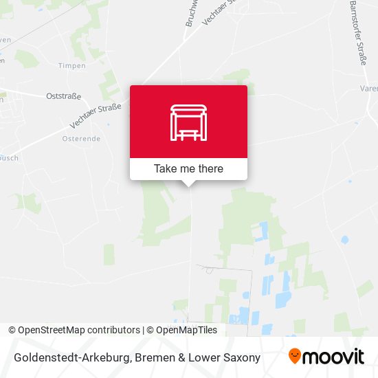 Goldenstedt-Arkeburg map