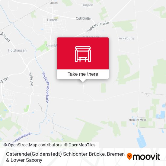 Osterende(Goldenstedt) Schlochter Brücke map